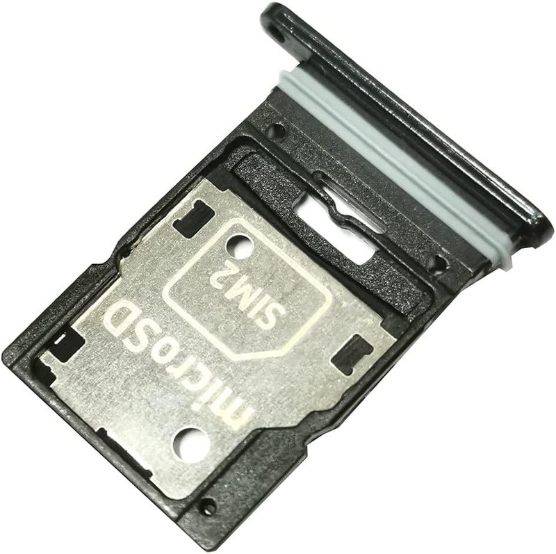 Bestdealing Galaxy A53 5G SIM Card Tray Dual Replacement A53 5G Sim Card Slot Holder for Samsung Galaxy A53 5G SM-A536U A536U1 A536E A536 A536W S536DL Sim Card Tray Repair Part with Opening Needle (Black) - Image 3